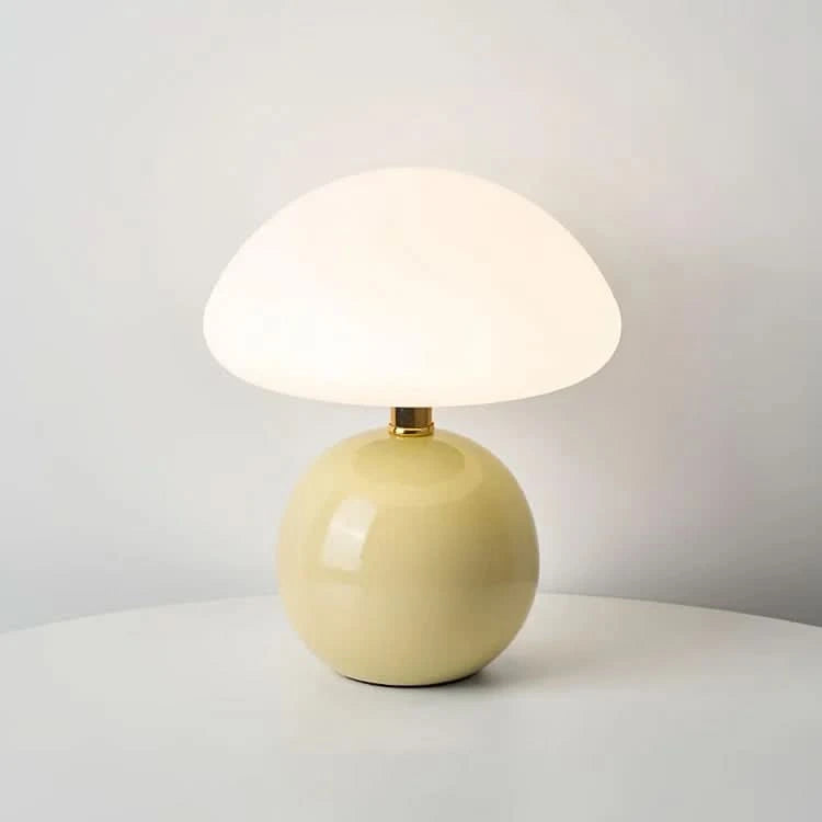 Blush Cloud Ceramic LED Table Lamp with Adjustable Color Temperature