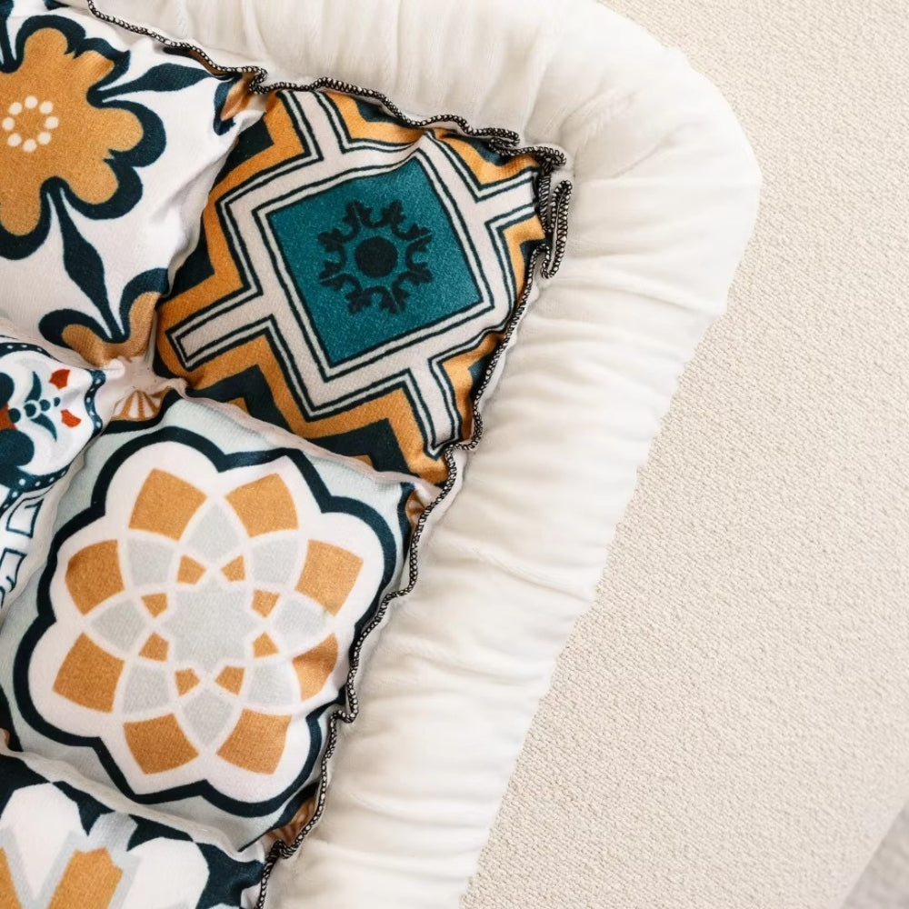 Bohemian Quilted Sofa Cover with Non-Slip Backing