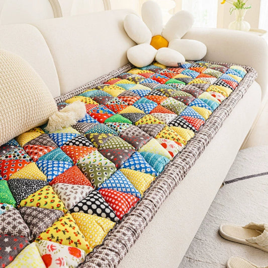 Bohemian Quilted Non-Slip Sofa Cover
