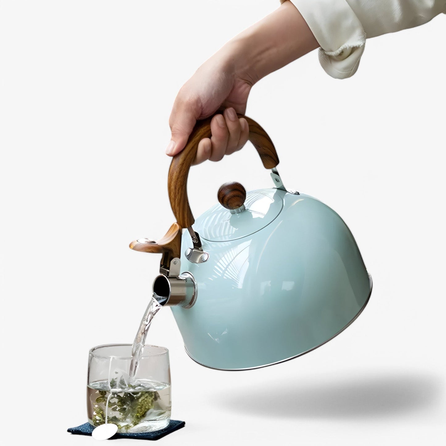 Stainless Steel Whistling Kettle 2.5L Induction Tea Pot