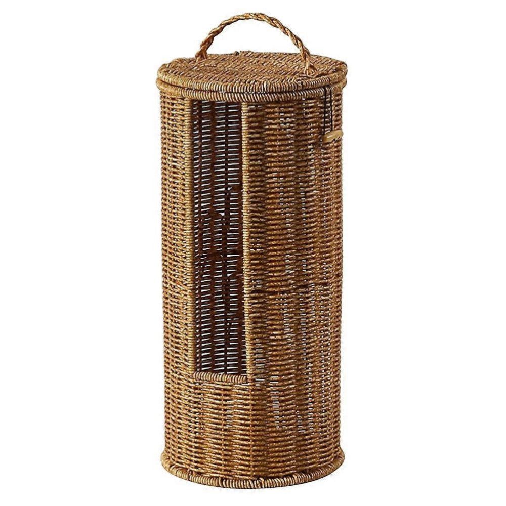 Freestanding Braided Rope Toilet Paper Holder