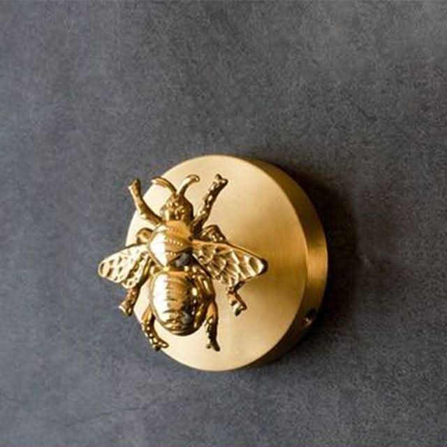 Brass Animal Wall Hook Rack with Gold Finish