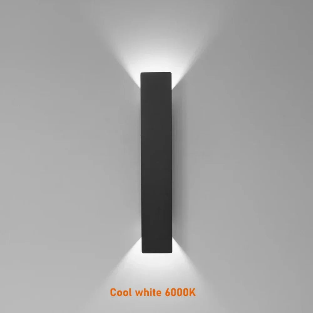 Elegant Waterproof LED Outdoor Wall Lamp with Up and Down Lighting