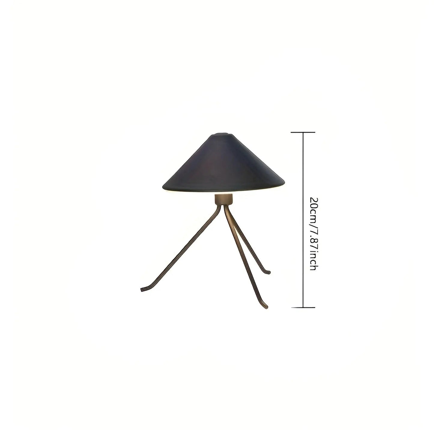 USB Rechargeable LED Table Lamp in Black, Gold, Silver - Modern Chic Design