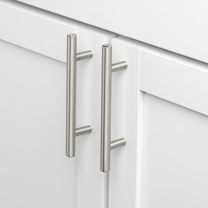 Brushed Nickel Stainless Steel T-Bar Drawer Handles