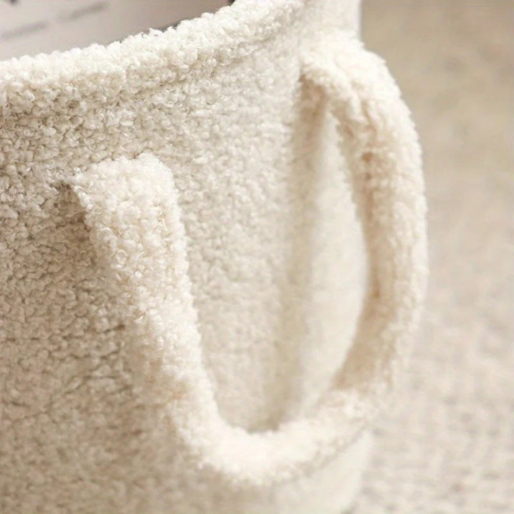 Lamb-Shaped Microfiber Laundry Storage Bin