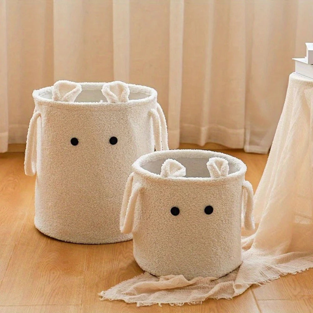 Lamb-Shaped Microfiber Laundry Storage Bin