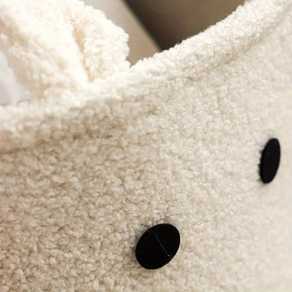 Lamb-Shaped Microfiber Laundry Storage Bin