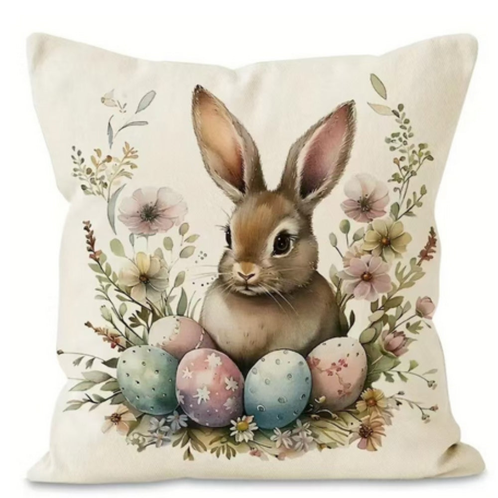 Easter Bunny Cushion Covers Set of 4