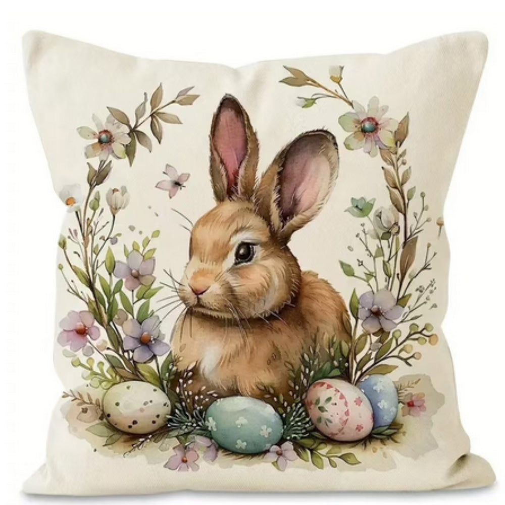 Easter Bunny Cushion Covers Set of 4