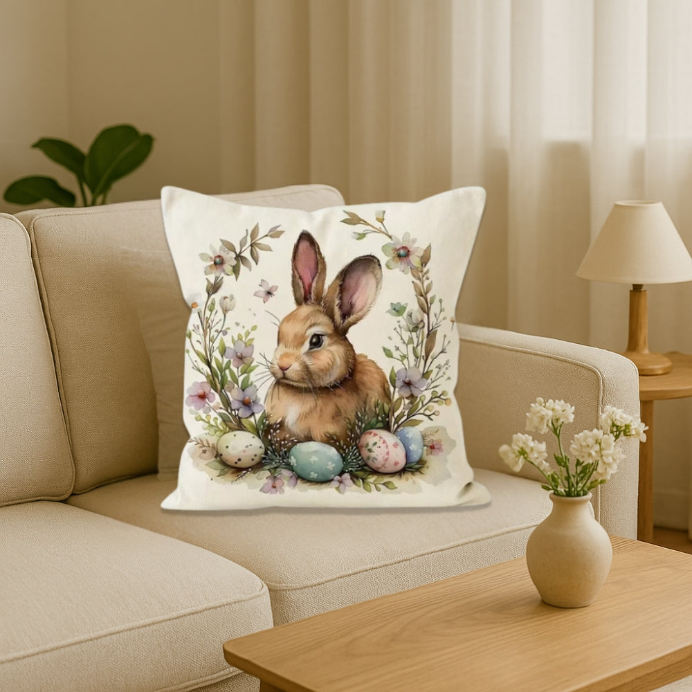 Easter Bunny Cushion Covers Set of 4