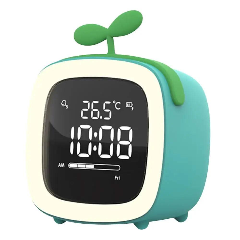 Children's LED Alarm Clock with Gentle Night Light