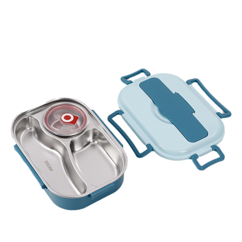 Stainless Steel Thermal Bento Lunch Box with Compartments