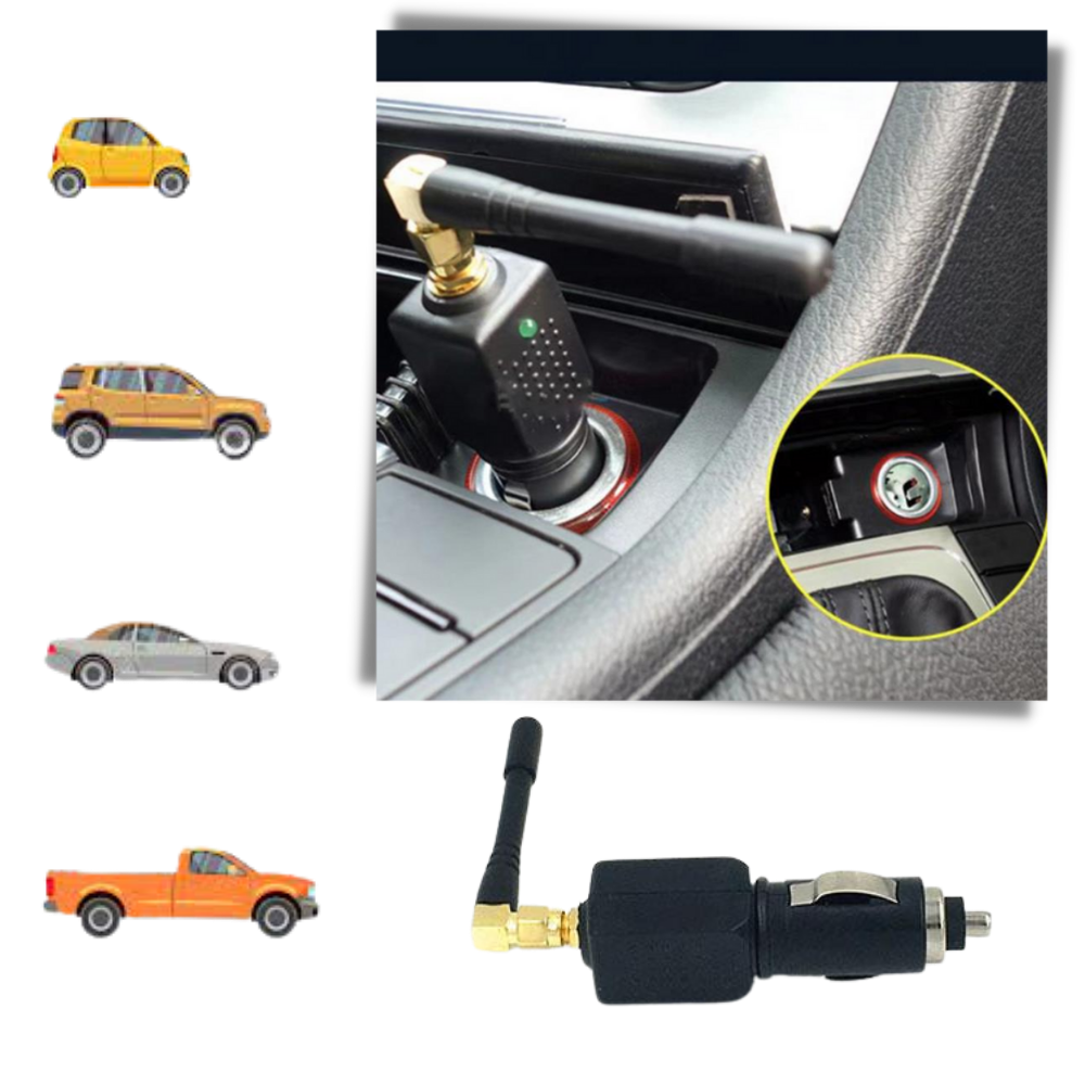 Portable GPS Signal Blocker for Car - 12V Privacy Device