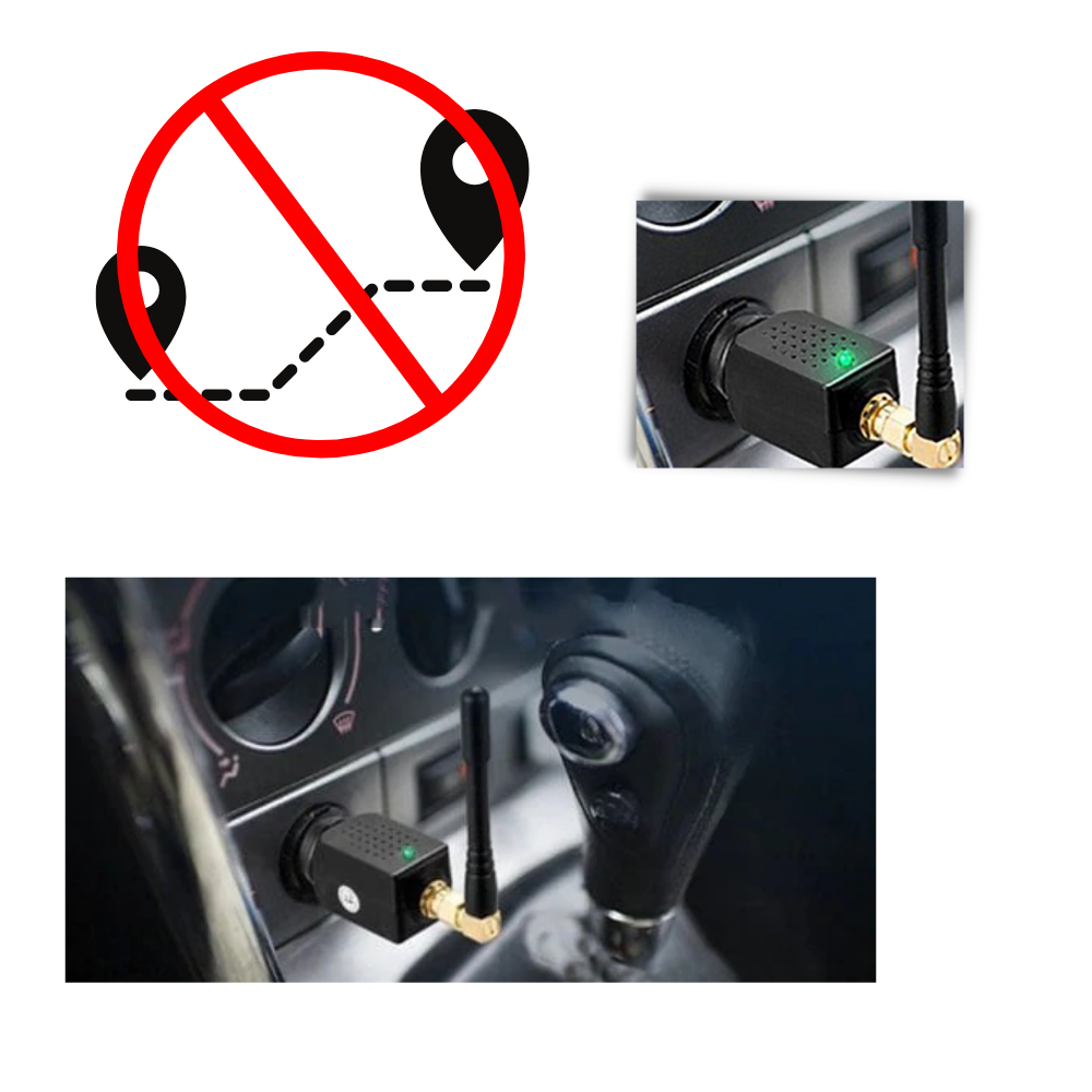 Portable GPS Signal Blocker for Car - 12V Privacy Device