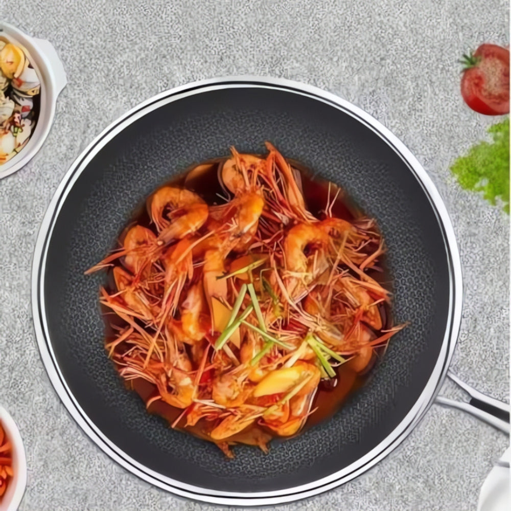 304 Stainless Steel Non-Toxic Titan Frying Pan