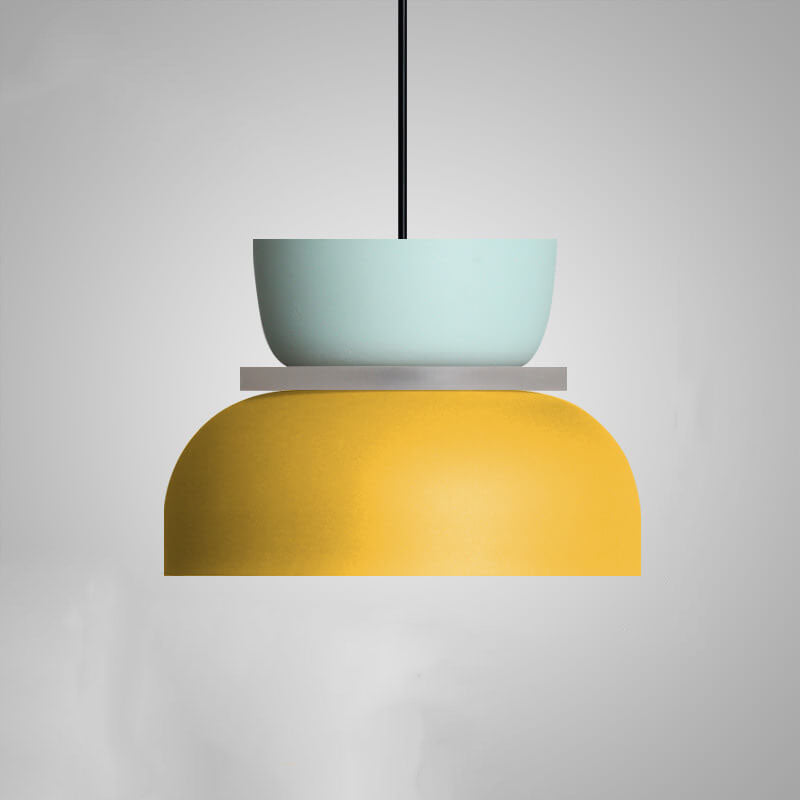 Colorful Macaron LED Pendant Light - Modern Scandinavian Design