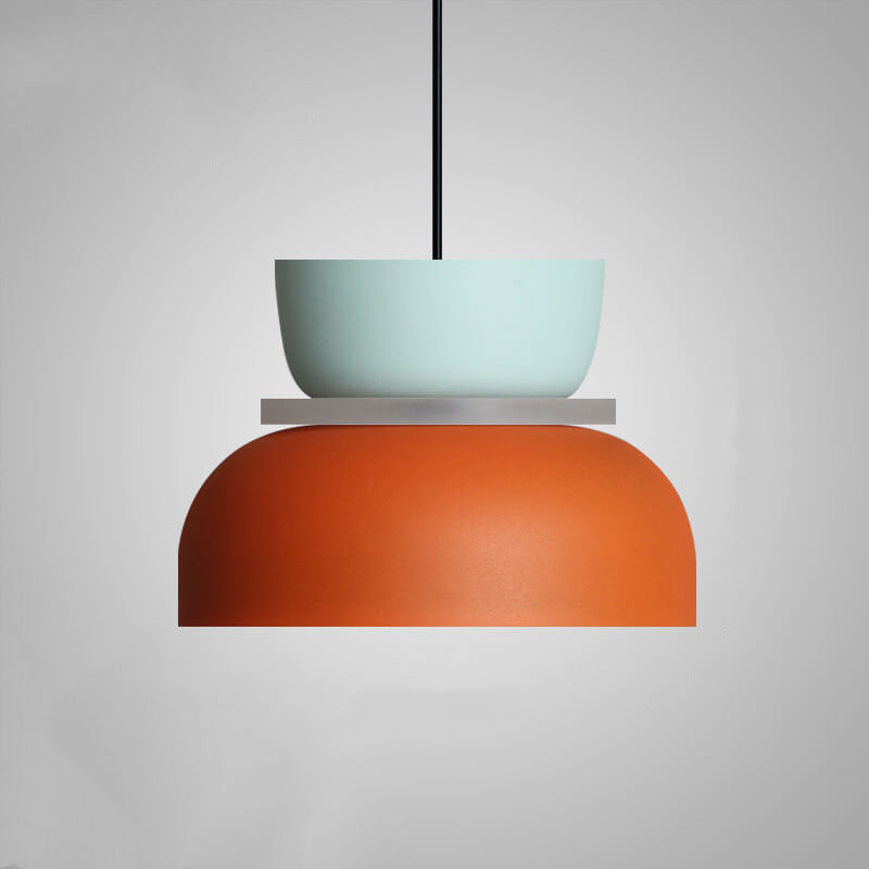Colorful Macaron LED Pendant Light - Modern Scandinavian Design