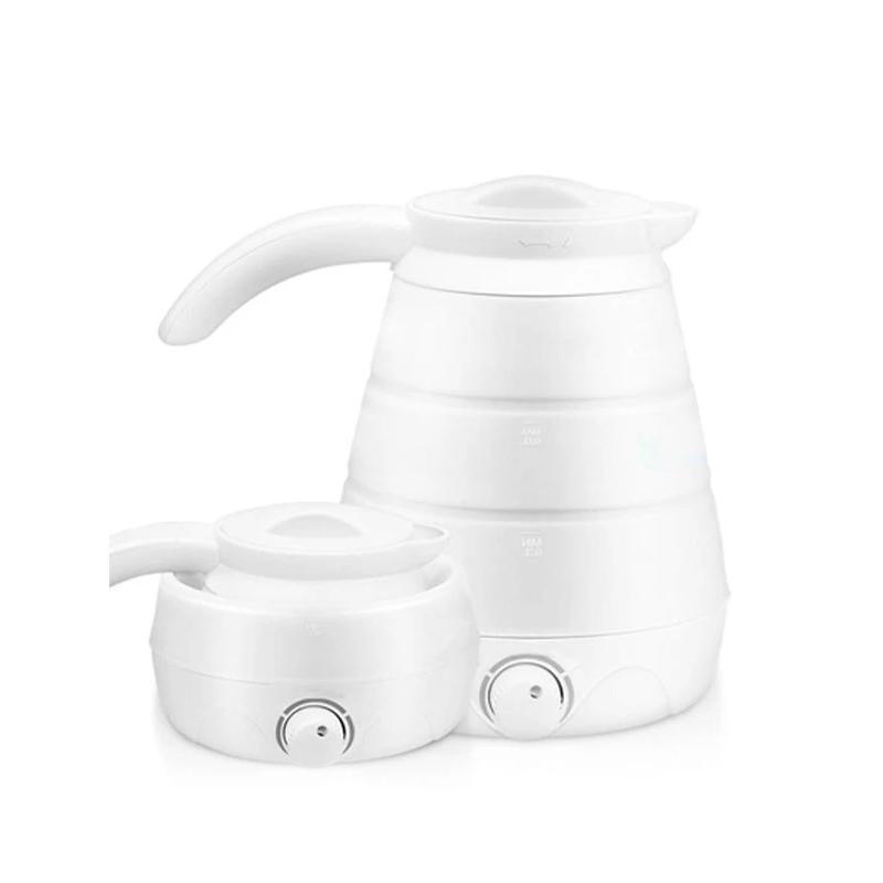 Portable Foldable Silicone Travel Kettle with Universal Plug