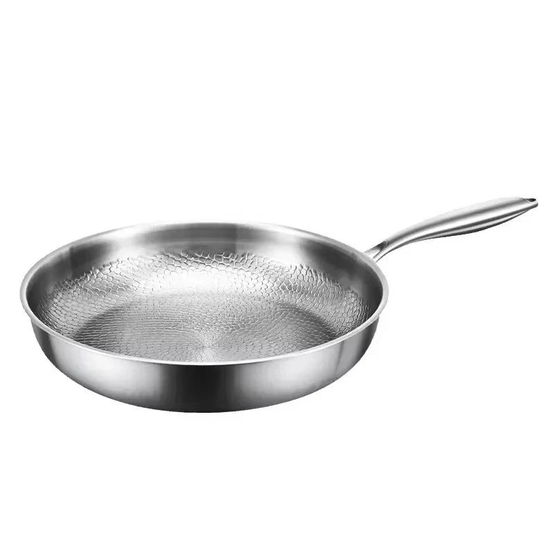 Hammered Titanium Non-Stick Frying Pan for Induction Cooktops