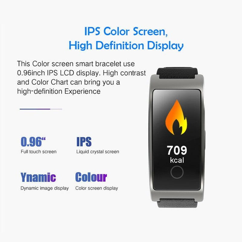 Wrist Blood Pressure Monitor and Heart Rate Watch with OLED Display