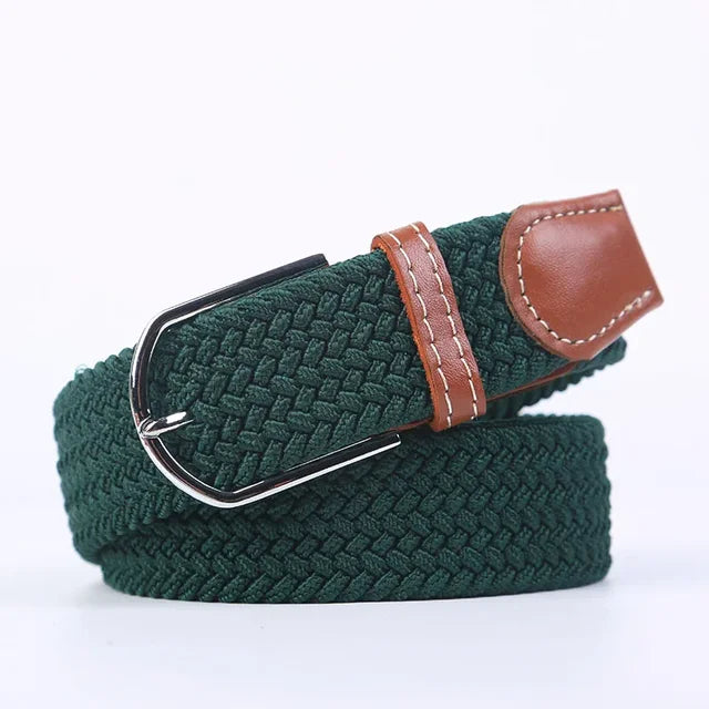 Casual Adjustable Stretch Belt in Elastic Fabric