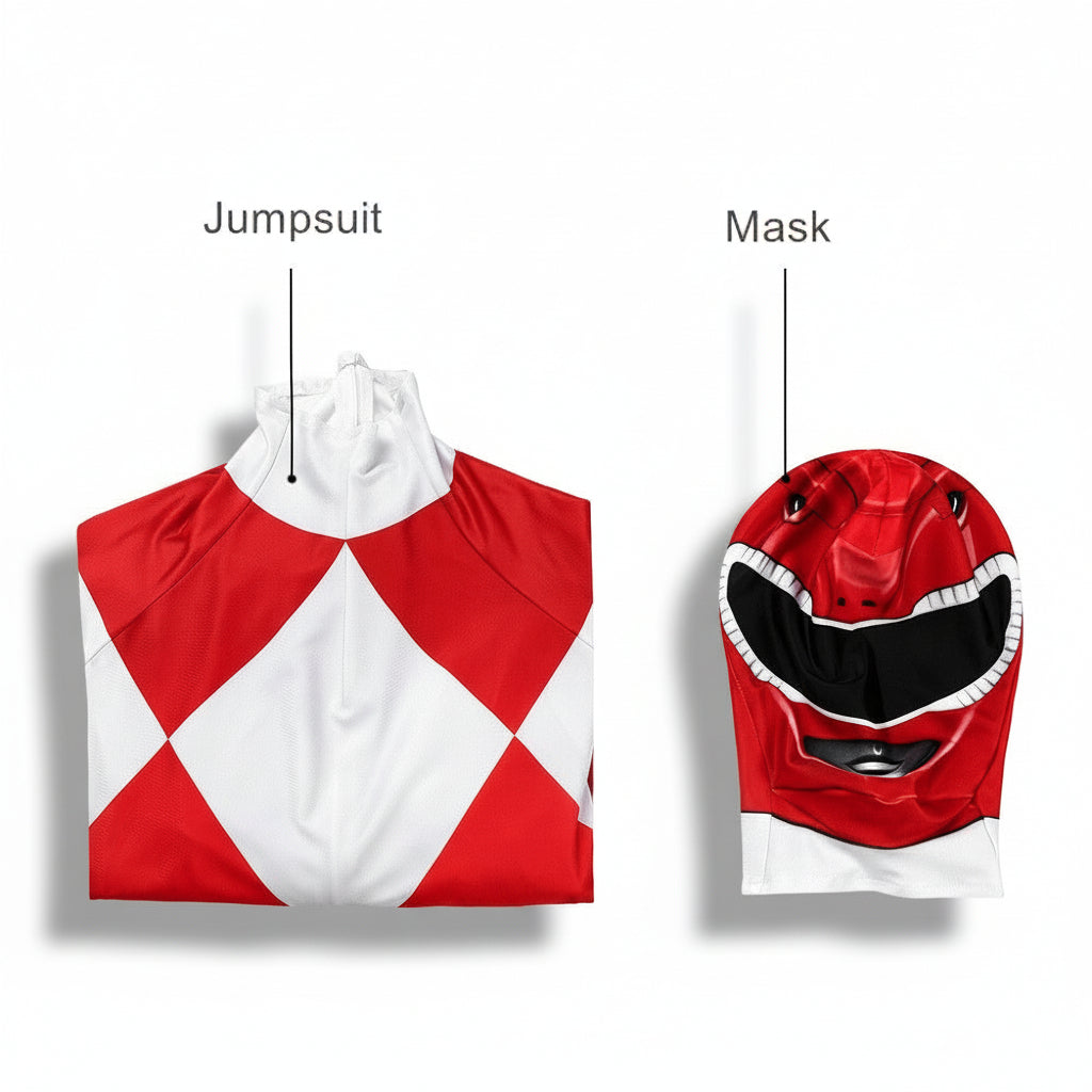 Kids Superhero Muscle Print Jumpsuit Costume with Detachable Hood