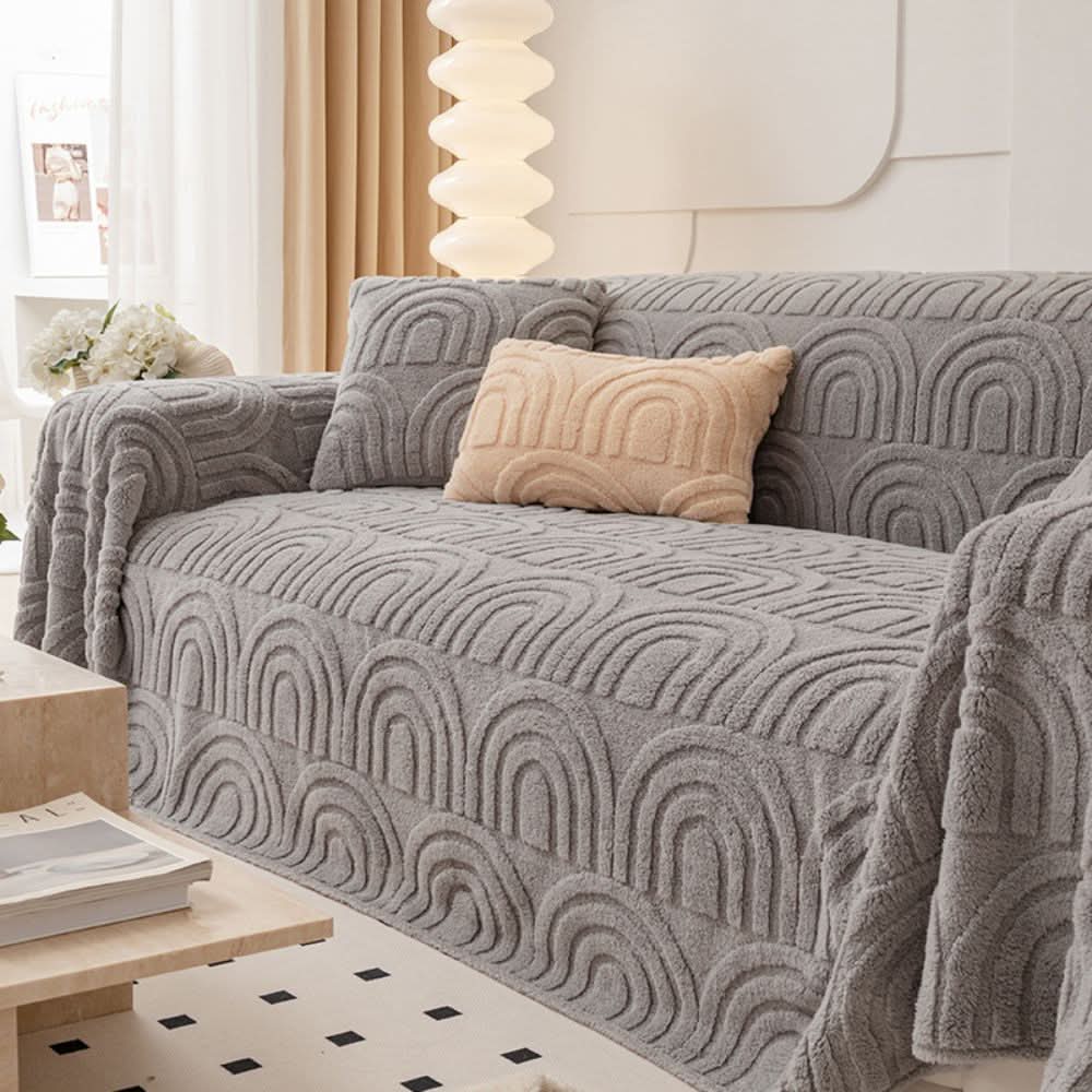 Thick Quilted Non-Slip Sofa Cover for Furniture Protection