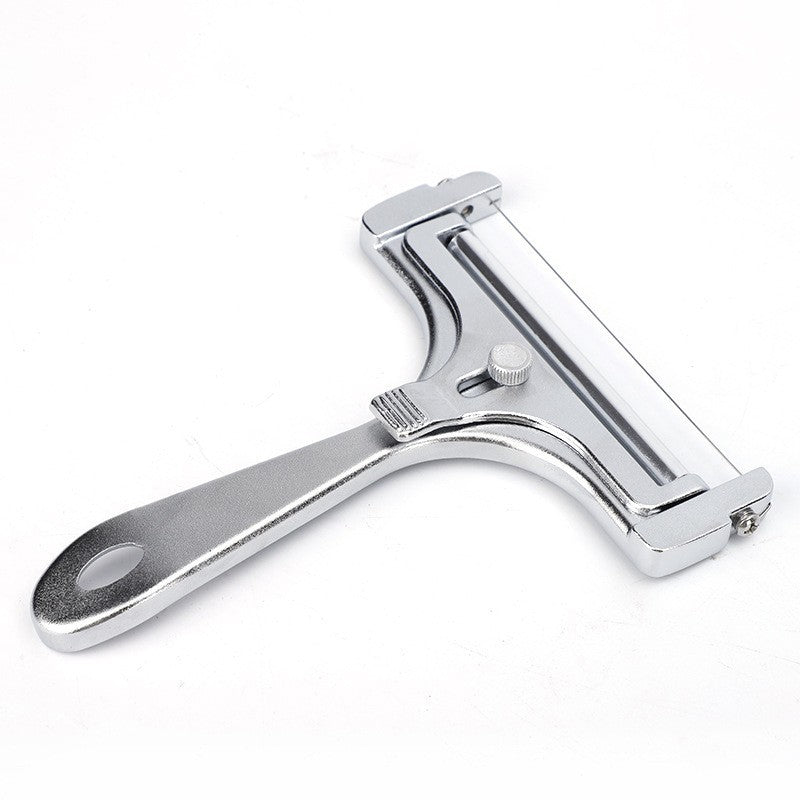 Adjustable Stainless Steel Cheese Slicer with Comfortable Handle