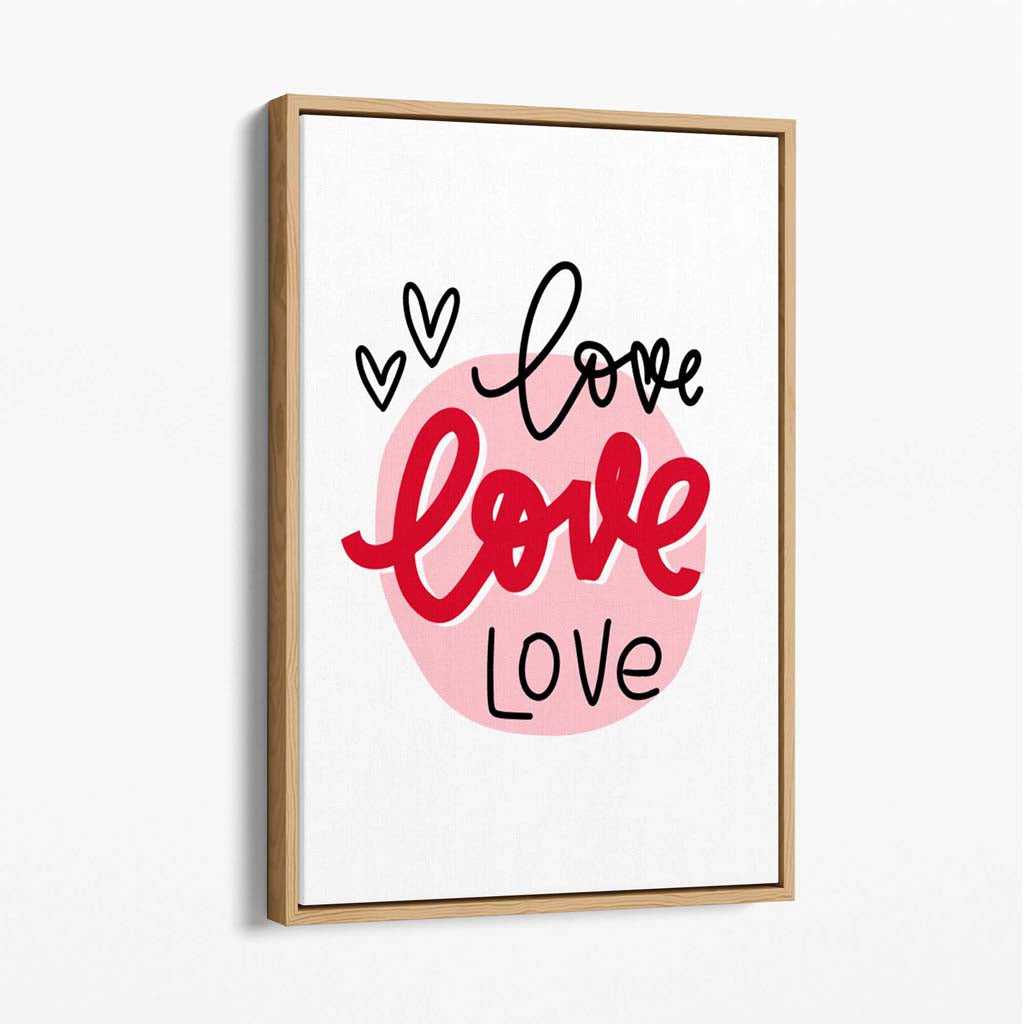 Circle of Love Gallery-Wrapped Canvas Print