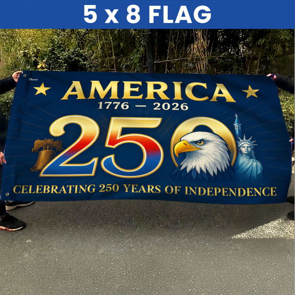 American Flag Grommet Flag for 250th Anniversary Celebration