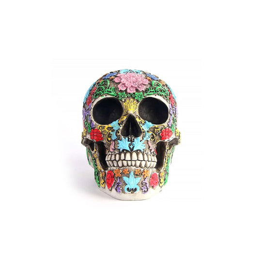 Sugar Skull Resin Statue for Dia de los Muertos