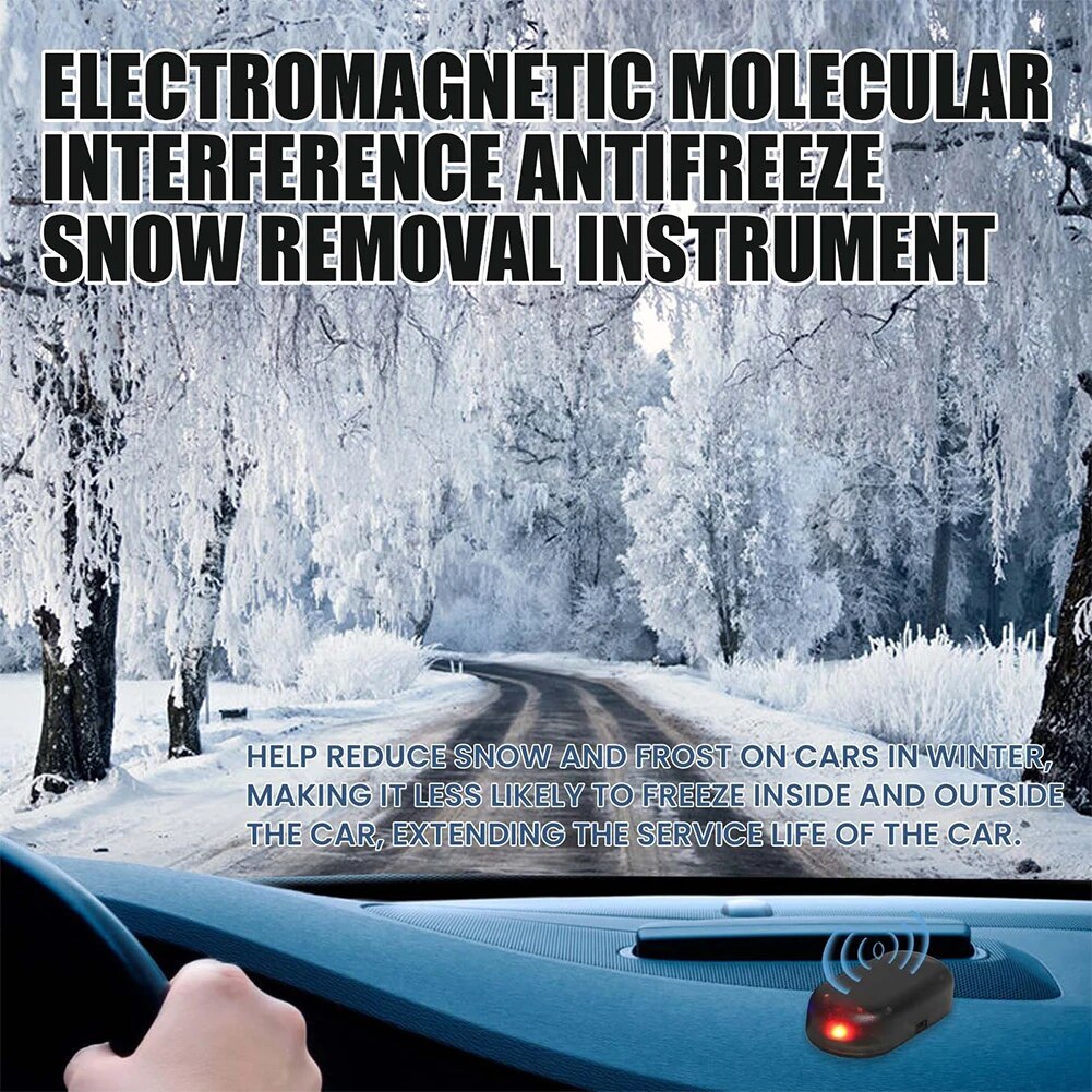 Compact Vehicle Antifreeze and Snow Removal Device