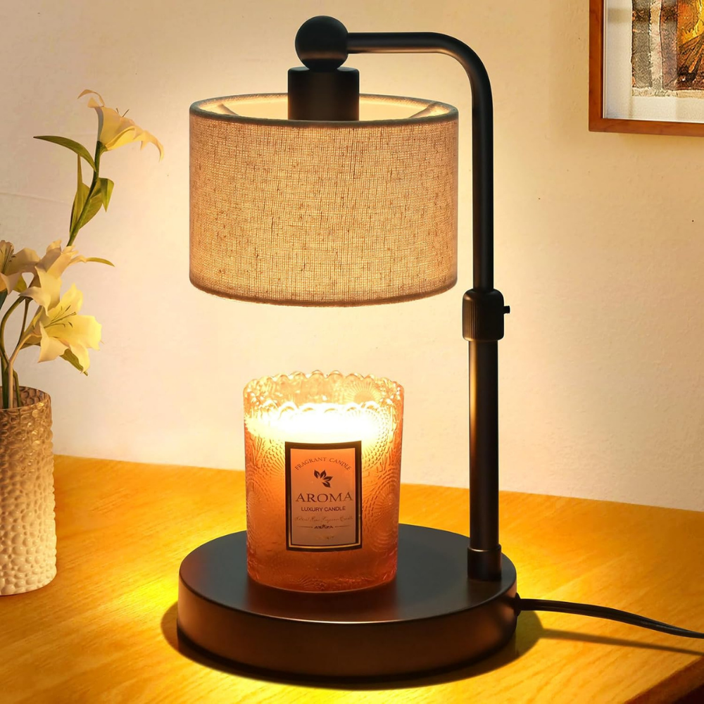 Dimmable Electric Candle Warmer Lamp with Timer