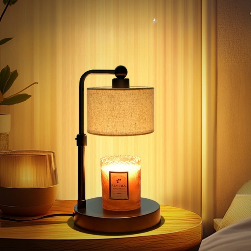 Dimmable Electric Candle Warmer Lamp with Timer