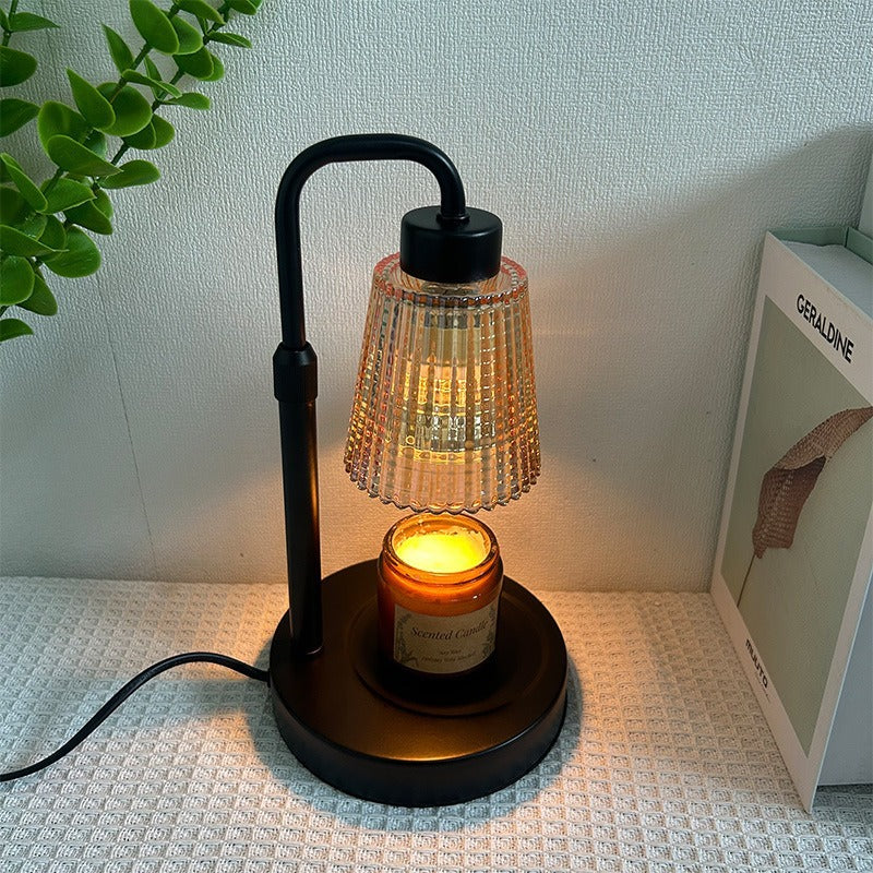 Dimmable Adjustable Height Candle Warmer Lamp with Timer