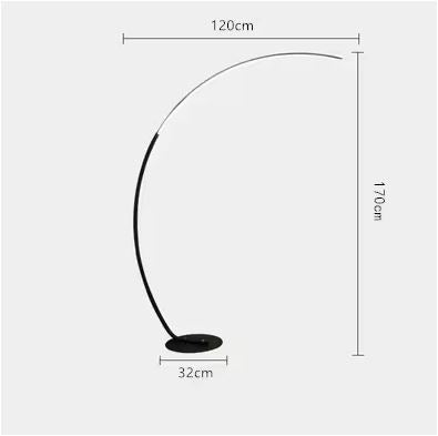 LED Floor Lamp with Adjustable Brightness