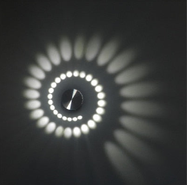 Spiral LED Downlight - Energy-Efficient Wall/Ceiling Lamp