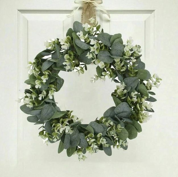 Artificial Eucalyptus Wreath for Home Decor