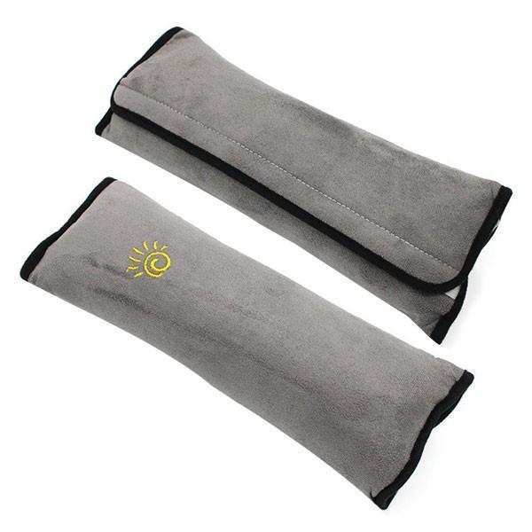 Soft Microfiber Auto Seat Belt Pillow for Comfortable Travel