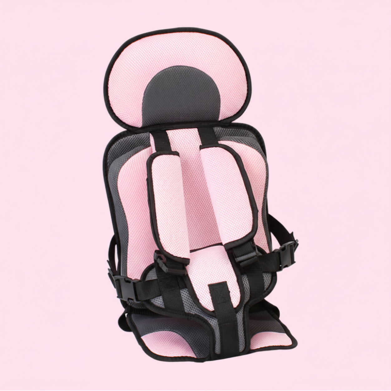 Portable Kids Car Seat Booster with 5-Point Harness