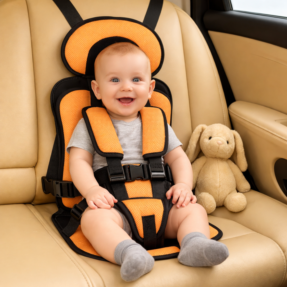 Portable Kids Car Seat Booster with 5-Point Harness