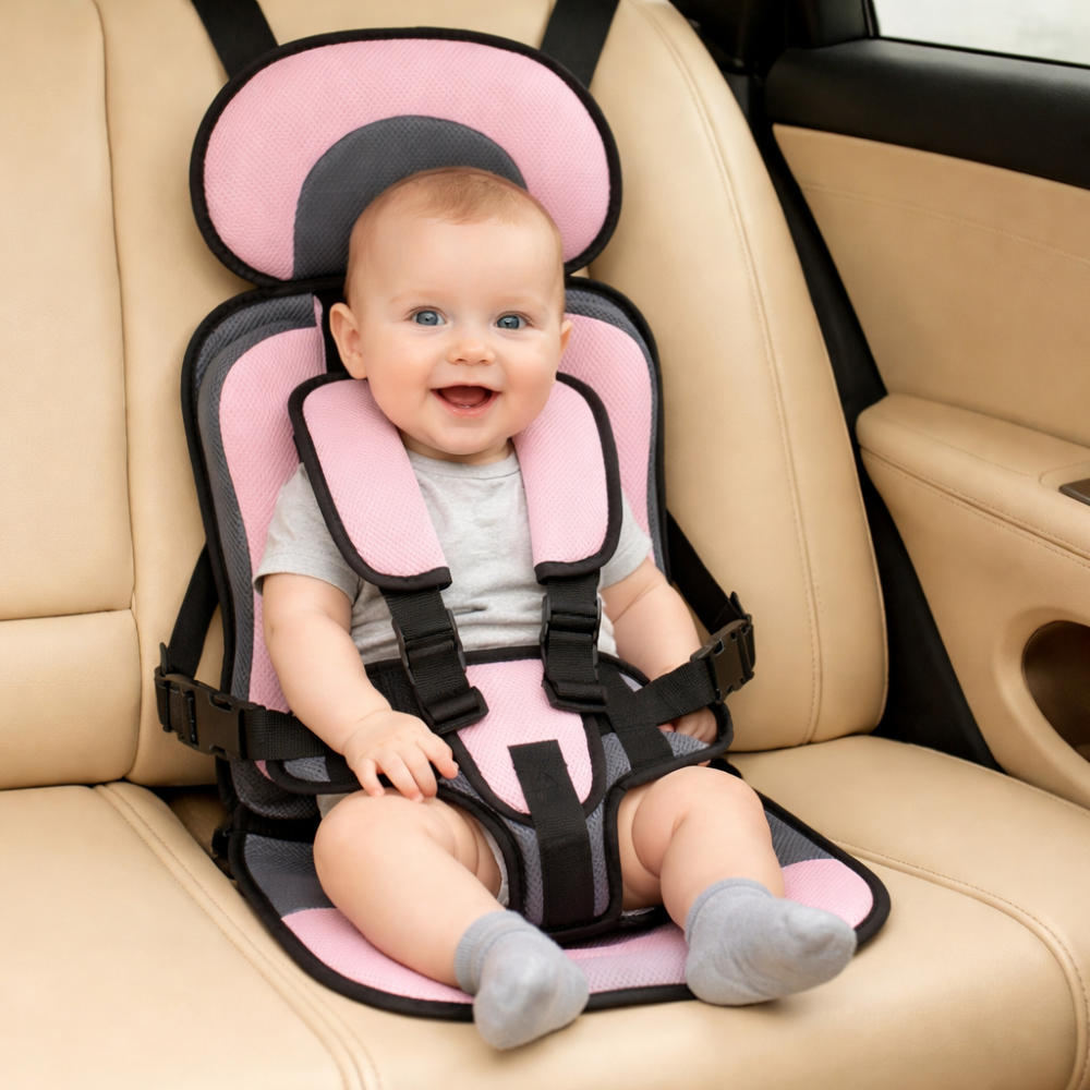 Portable Kids Car Seat Booster with 5-Point Harness