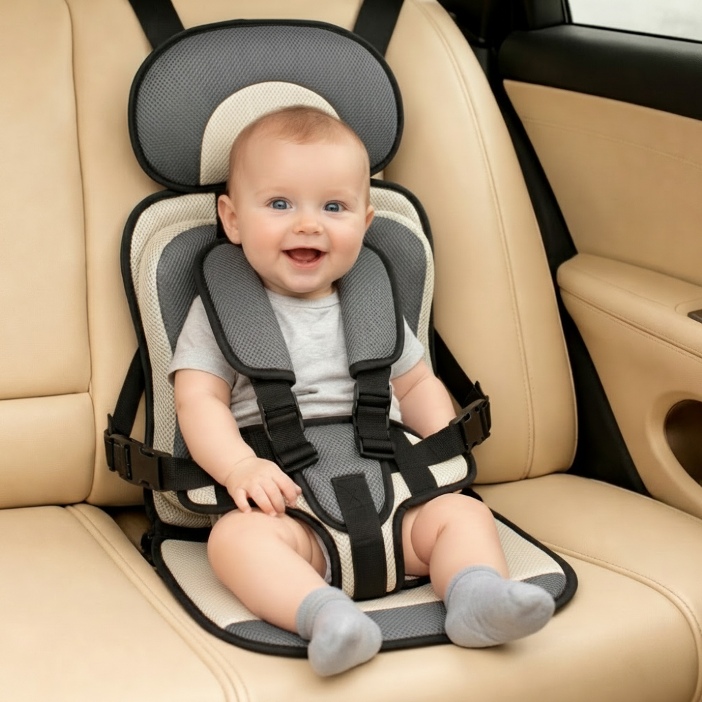 Portable Kids Car Seat Booster with 5-Point Harness