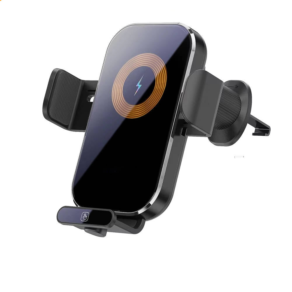 15W Fast Wireless Car Charger Phone Mount with Touch Sensing Auto Grip