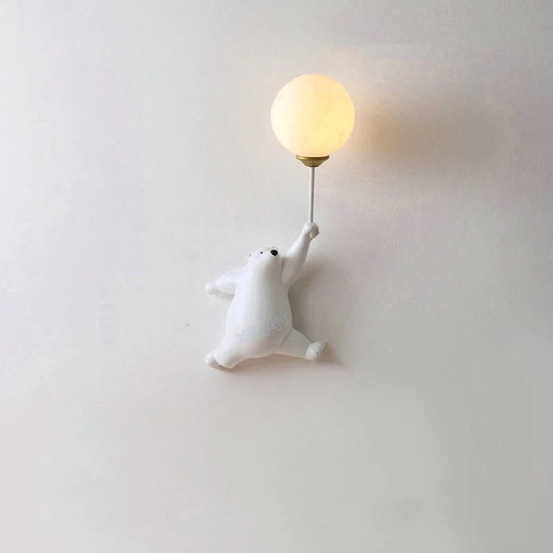 3D Moon Cartoon Wall Light for Kids