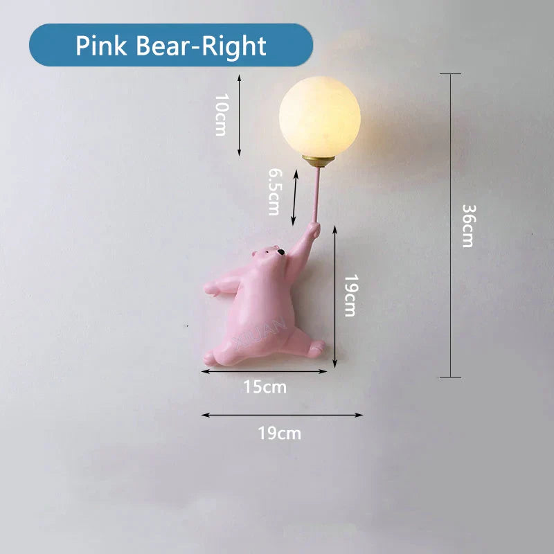 Cartoon Wall Lamp for Kids with Soft Glow
