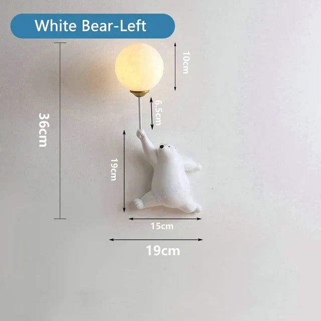 Cartoon Wall Lamp for Kids with Soft Glow