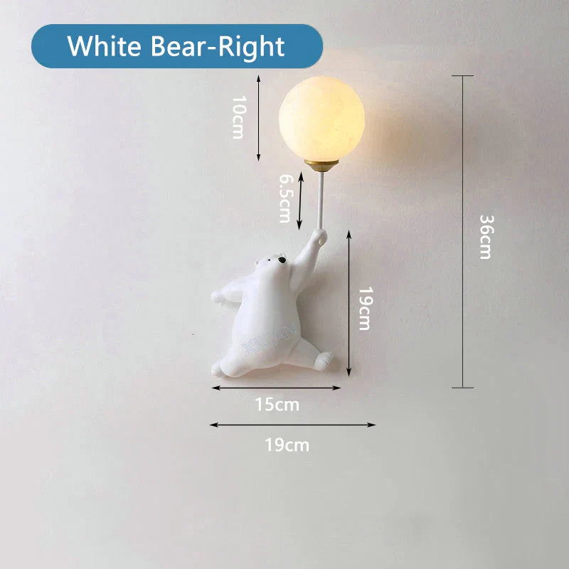 Cartoon Wall Lamp for Kids with Soft Glow
