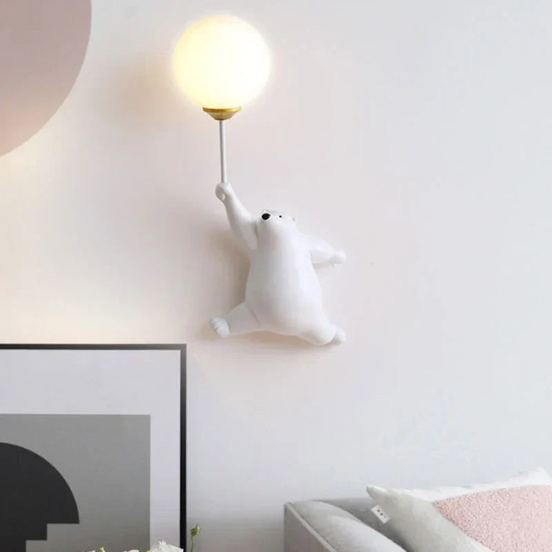 Cartoon Wall Lamp for Kids - MagicToon 3D Moon Design